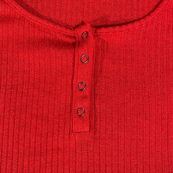 SHEIN Women’s Blouse Red Size Extra Large NWOT - Picture 3 of 10